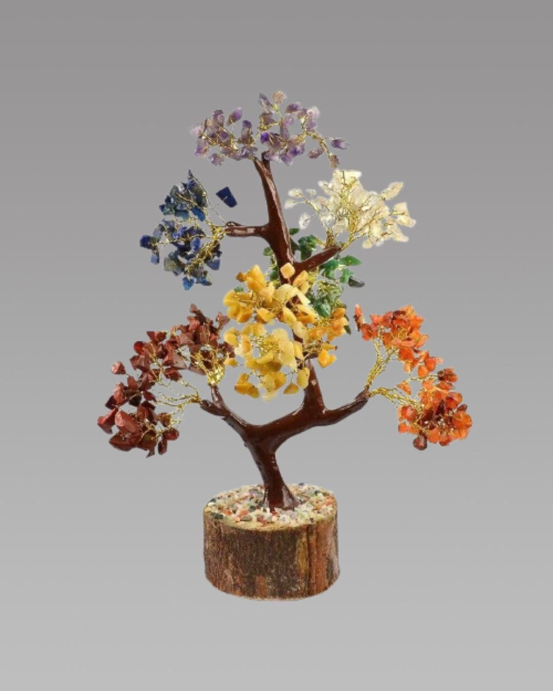 7 Chakra Gemstone Crystal Tree
