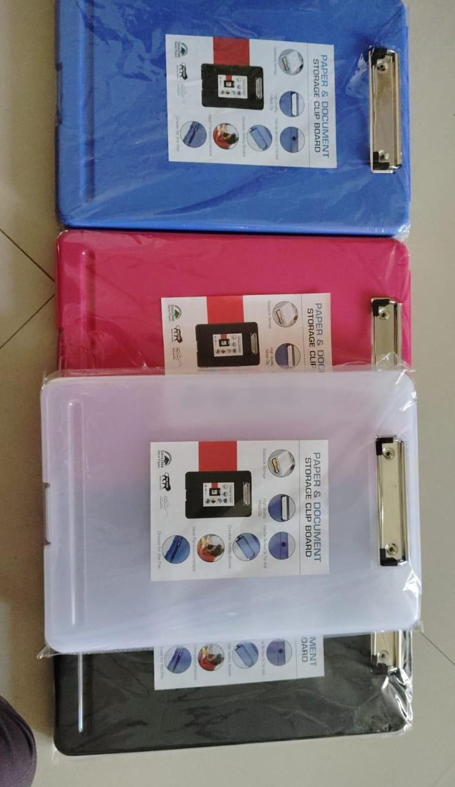 Clipboard Paper Holder with Storage