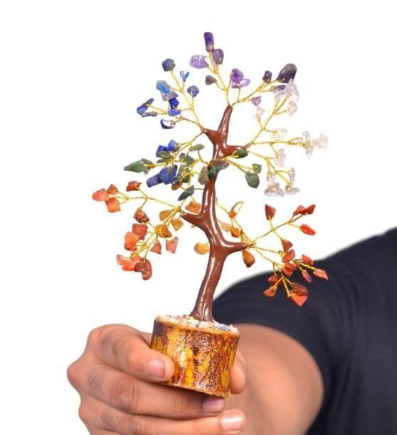 7 Chakra Gemstone Crystal Tree