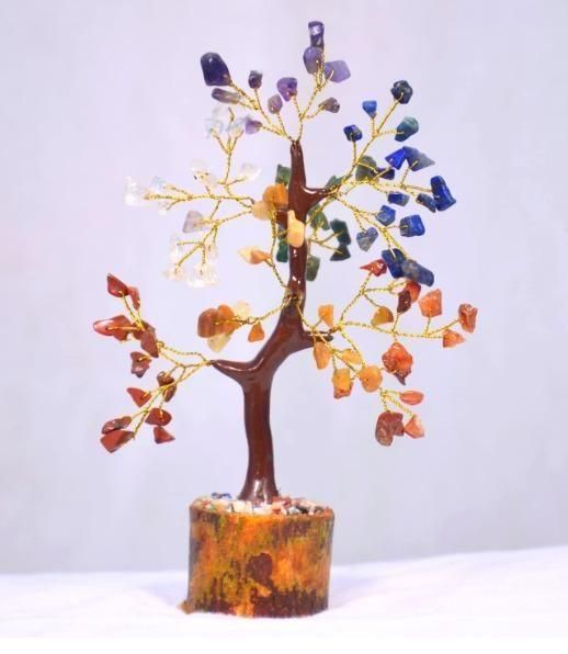 7 Chakra Gemstone Crystal Tree