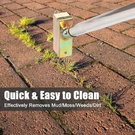 Hard Wire Weed Removal Brush