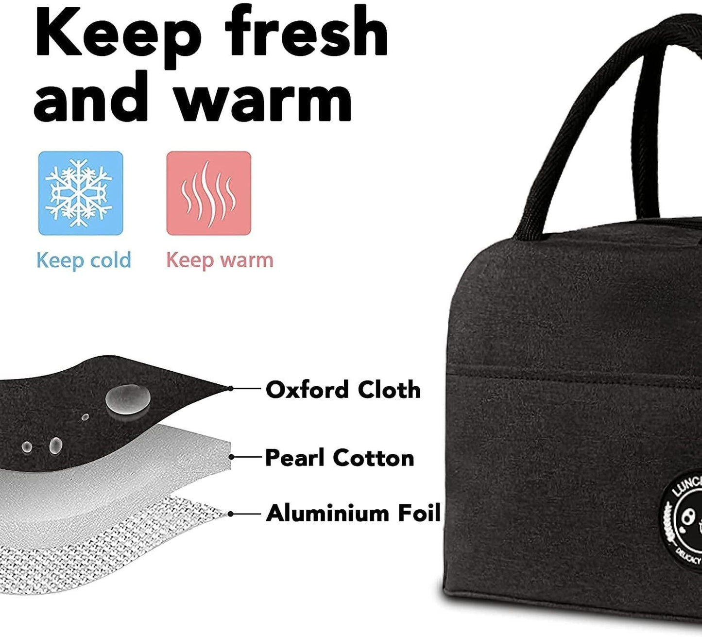Insulated Reusable Lunch Bag