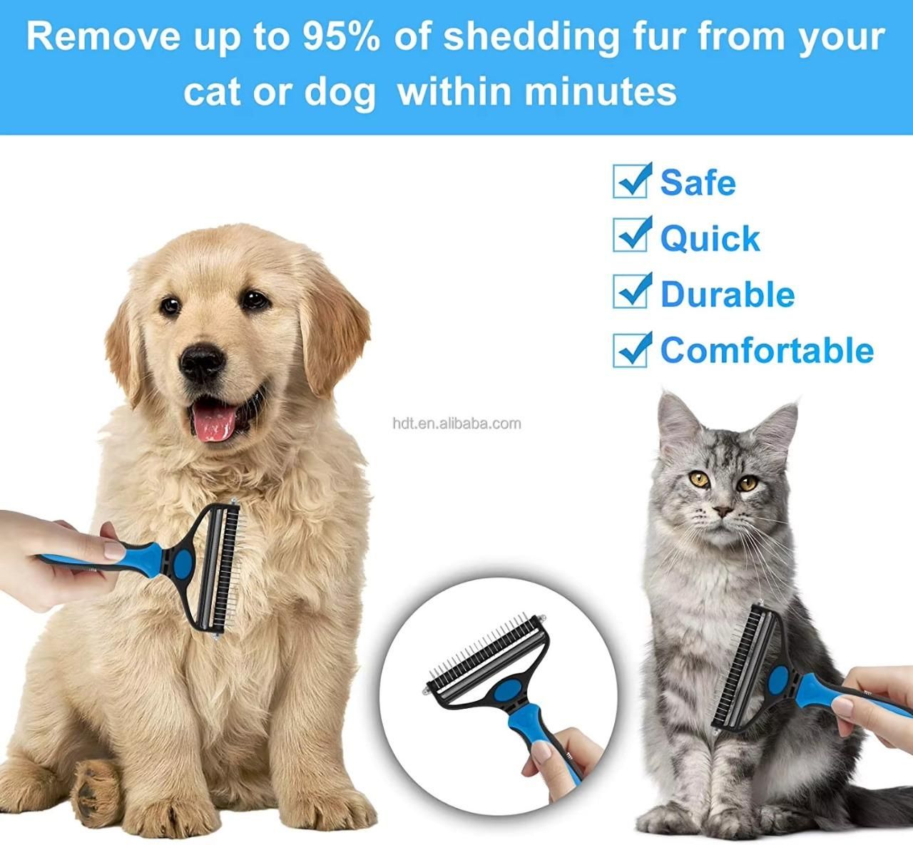 2 in 1 Deshedding Brush