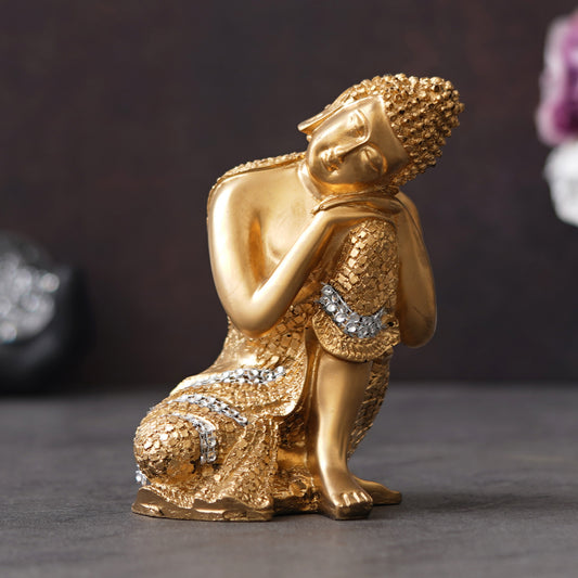 Golden Buddha on Knee