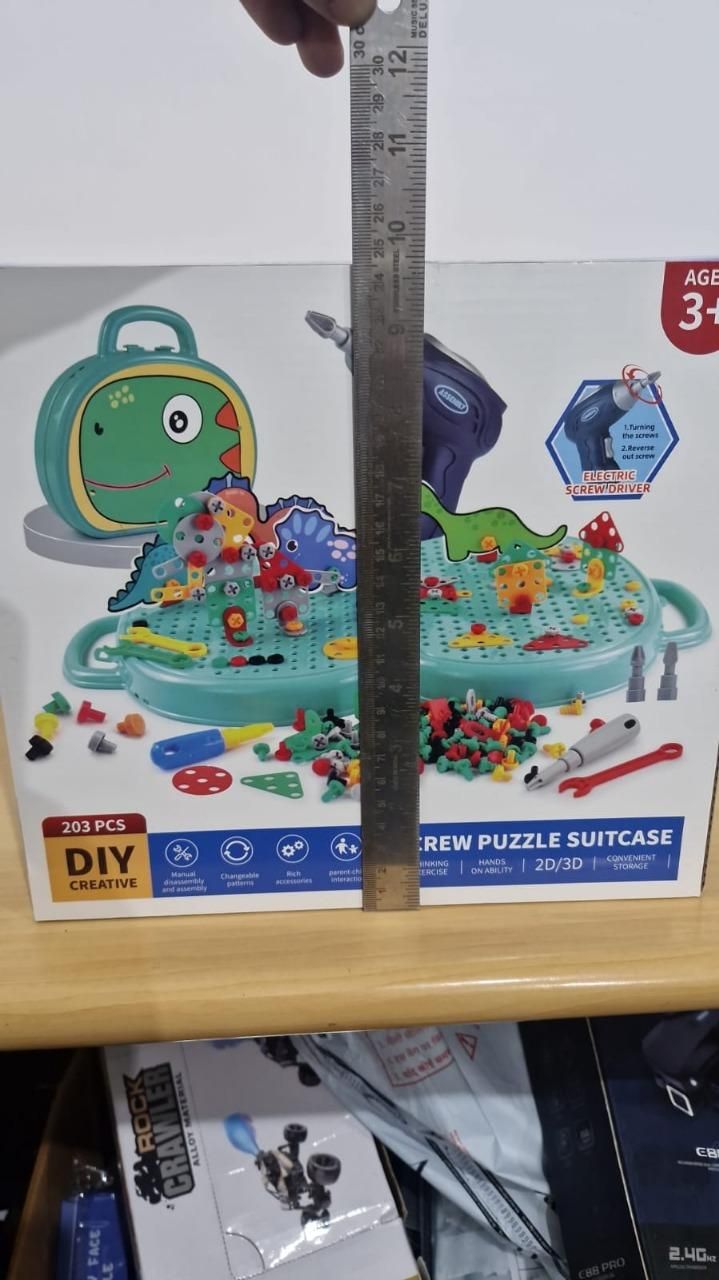 Screw Drill Puzzle Box for Kid's