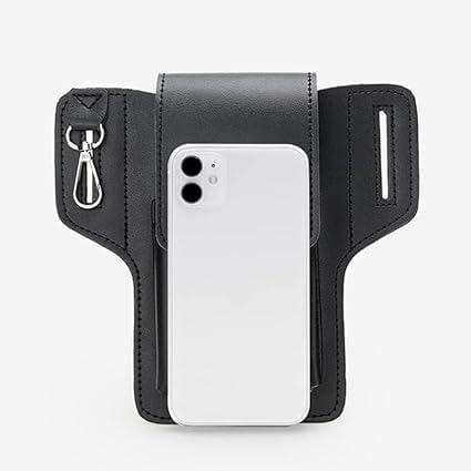 PU Leather Mobile Pouch with Belt Loop