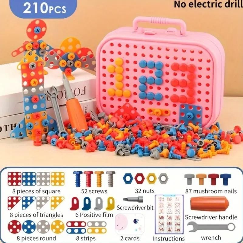 Screw Drill Puzzle Box for Kid's