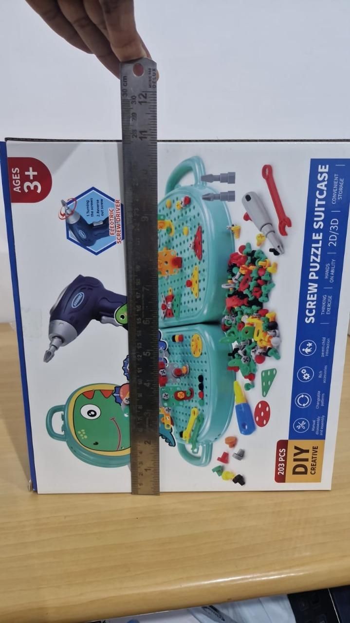 Screw Drill Puzzle Box for Kid's