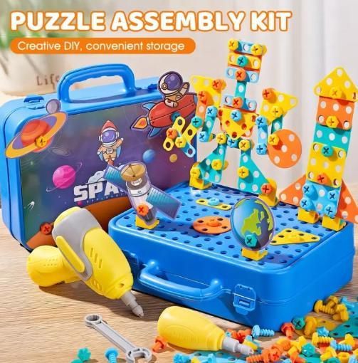 Screw Drill Puzzle Box for Kid's