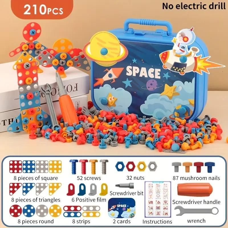 Screw Drill Puzzle Box for Kid's