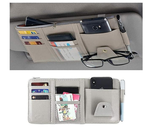 Car Sun Visor Storage Pouch